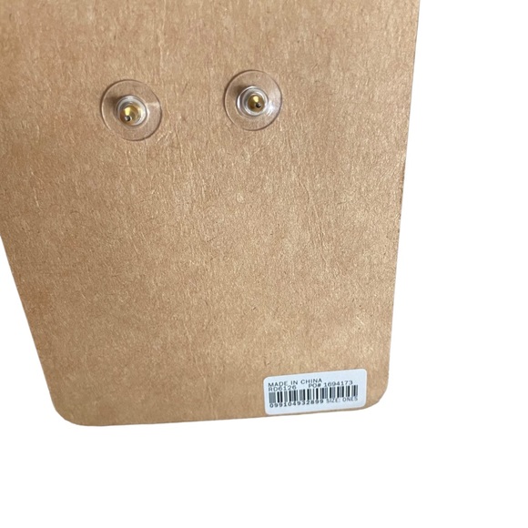 NWT J. Crew Love Knot Drop Earrings & Dust Bag- Vibrant Orange - Picture 5 of 8